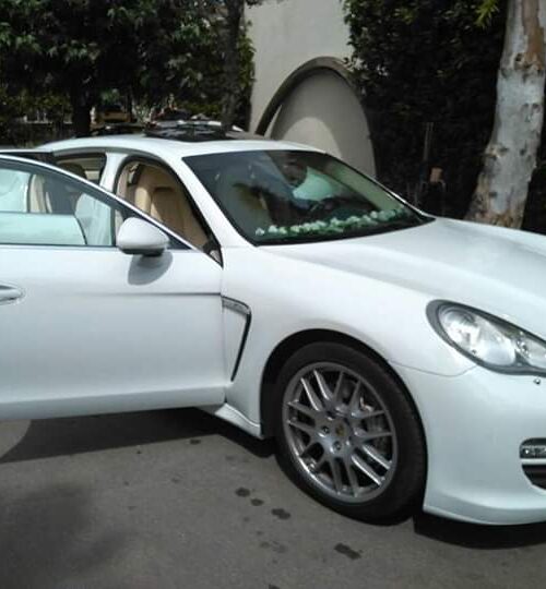 Porsche panamera interni bianchi