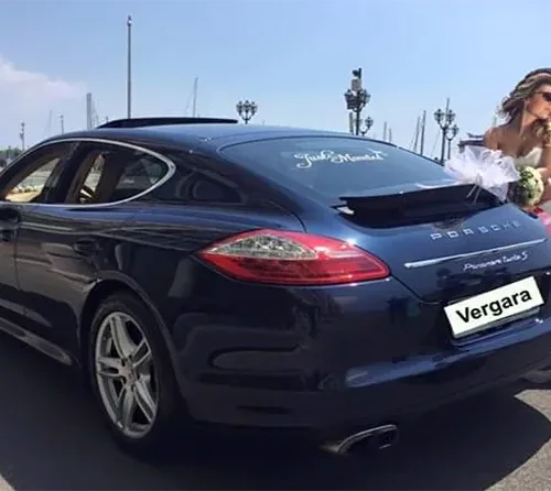 Porsche blu